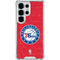 NBA Philadelphia 76ers Distressed Galaxy S25 Ultra Clear Case